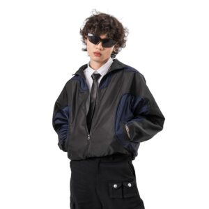 TRACK JACKET NAVY/BLACK