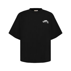 NTE LOGO BOXY T-SHIRT - BLACK