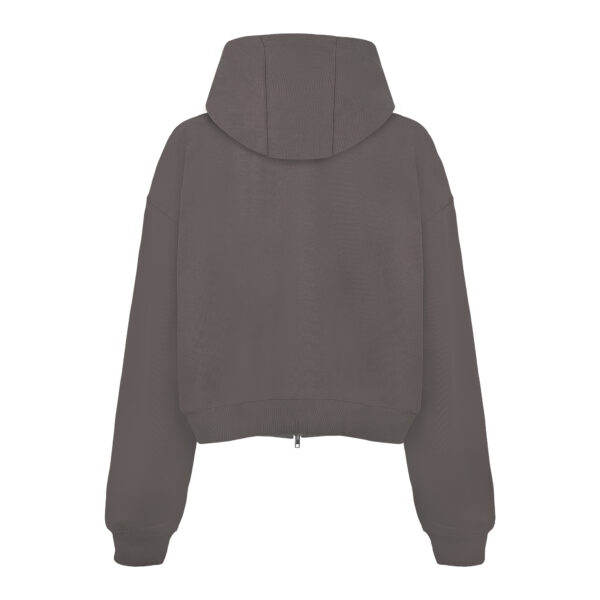 NTE LOGO HOODIE ZIP - DARK GRAY