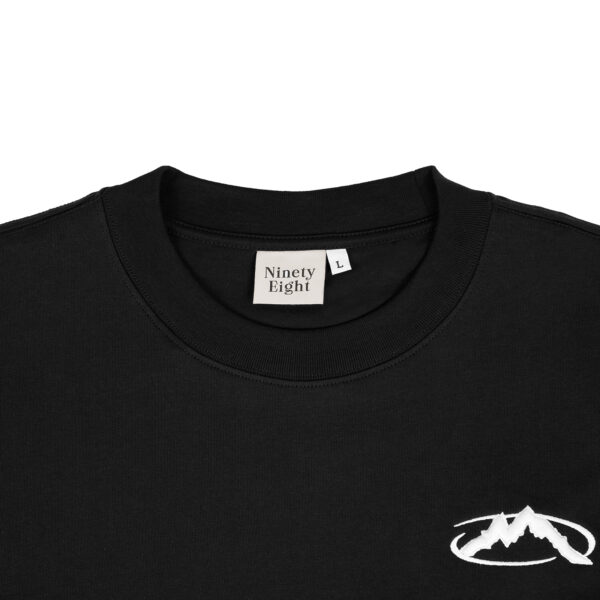 NTE LOGO BOXY T-SHIRT - BLACK