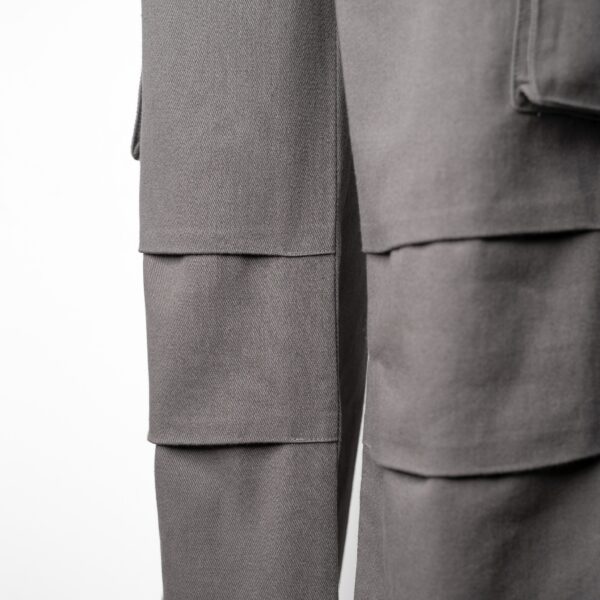 WIDE LEG CARGO PANT (GREY)