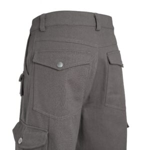 WIDE LEG CARGO PANT (GREY)